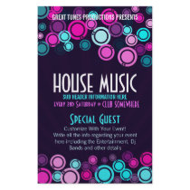 Funky House Music Club Party Flyer
