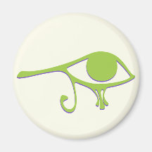 Funky Lime Purple Wedjet Magnets