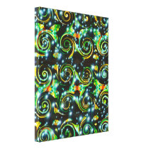 Funky Modern Spiral Fantasy Abstract canvas prints