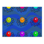 Funky Octopus Postcards