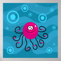 Funky Octopus Print