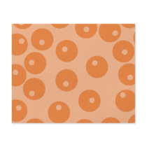 Funky orange retro pattern. flyers