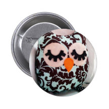 Funky Owl Button
