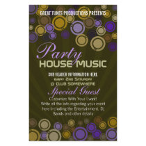 Funky Party Music Club Event Flyer