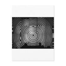 Funky Pattern DJ Post Card