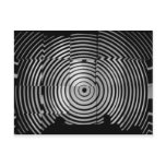 Funky Pattern DJ postcards