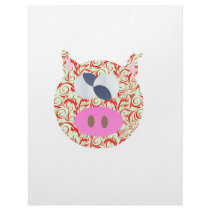 Funky Pig Letterhead Template