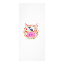 Funky Pig Rack Card Template