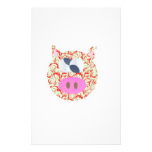 Funky Pig Stationery