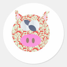 Funky Pig Sticker