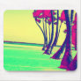 funky psychedelic beach design mousepads