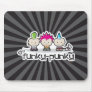 Funky-Punky Black Mousepad