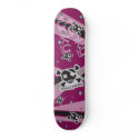 Funky-Punky Black Skateboard