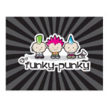 Funky-Punky Postcard