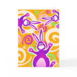 Funky rabbit, greeting card