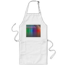 Funky Rainbow Abstract Aprons