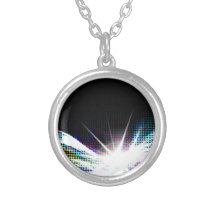 Funky Rainbow Halftone Custom Jewelry