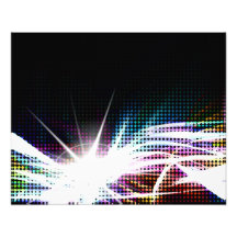 Funky Rainbow Halftone Photo