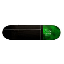 Funky reflect skate board deck