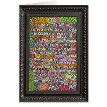 Funky Serenity Note Cards
