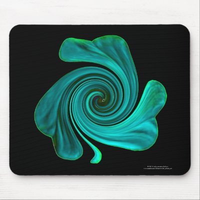 "Funky Shamrock" Mouse Pad by dreamNwish_Photo_Art