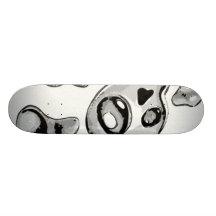funky shull and bones skate boards