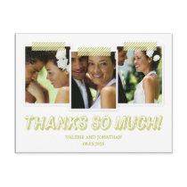 Funky Snapshots Thank You Postcard