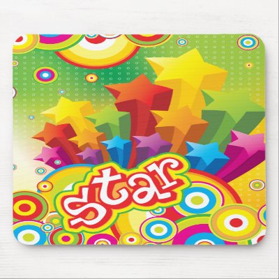 Funky Star Mousepad by MaShusik