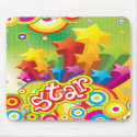Funky Star Mousepad