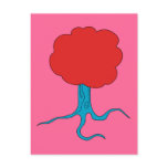 Funky Tree Post Card