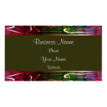 Funky Water Abstract Business Card