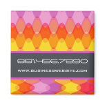 Funky Waves | 01 * Yellow Orange Purple | Magnet