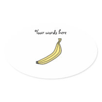 Funky Yellow country banana Stickers