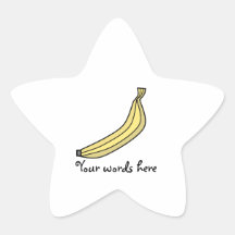 Funky Yellow country banana Sticker