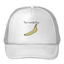 Funky Yellow country banana Trucker Hats