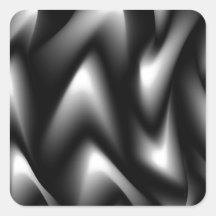 Funky Zebra Abstract Black and White Stickers