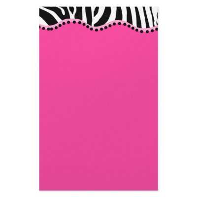 Funky Zebra Stationery by bwmedia