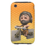 Funny 3d Caveman Bike Square Wheels casemate cases
