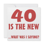 Funny 40th Birthday Gag Gifts Personalized Invites
