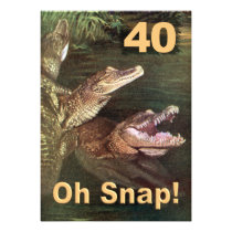 Funny 40th Birthday Party Invitations invitations