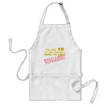 Funny 40th Birthday Present Apron