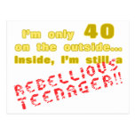 Funny 40th Birthday Present Post Card