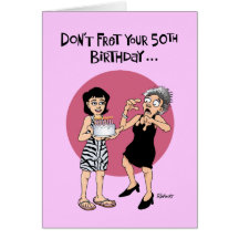 Funny 50th Birthday Card for Her