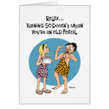 Funny 50th Birthday Card for Him