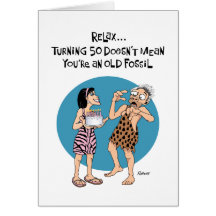 Funny 50th Birthday Card for Him