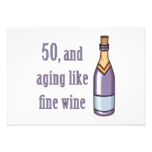 Funny 50th Birthday Gift Ideas Custom Announcements