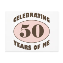 Funny 50th Birthday Gifts Post Card