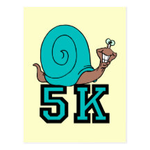 Funny 5K running Post Card