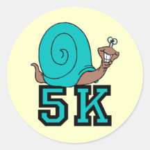 Funny 5K running Stickers