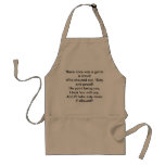 Funny 60th Birthday Limerick Gift Apron - Woman